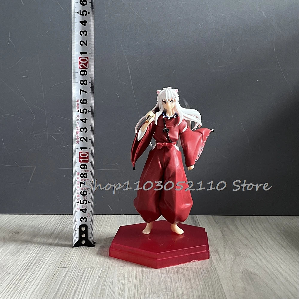 Anime InuYasha Sesshoumaru Figure Childhood Sesshoumaru Standing Pose Model Doll Christmas Helloween Gifts