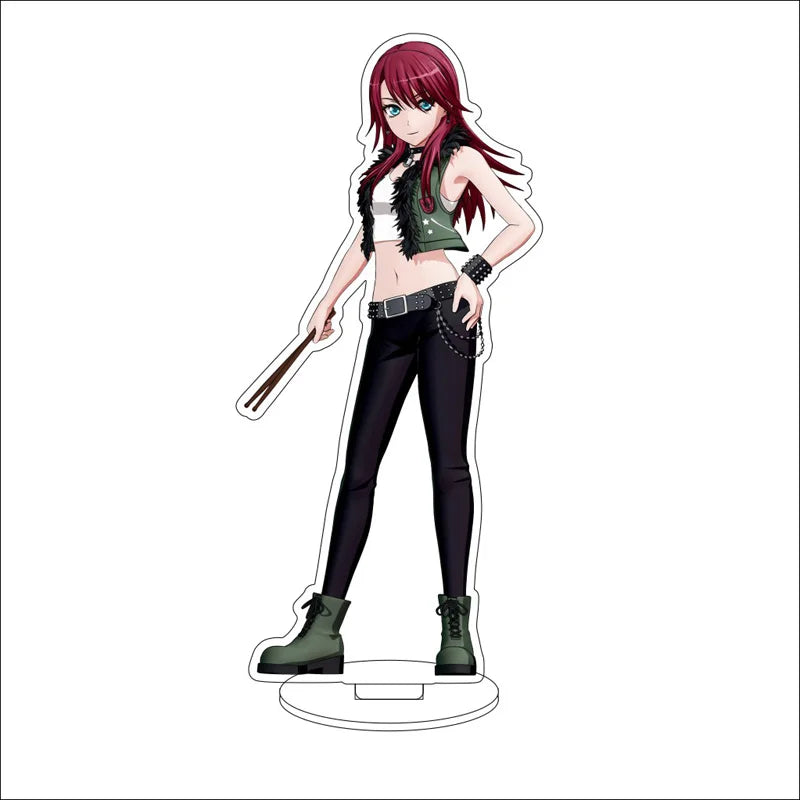 Anime BanG Dream! Acrylic Stand Ornaments Kasumi Toyama Ran Mitake Aya Maruyama Yukina Minato Figure Stand Halloween Gifts
