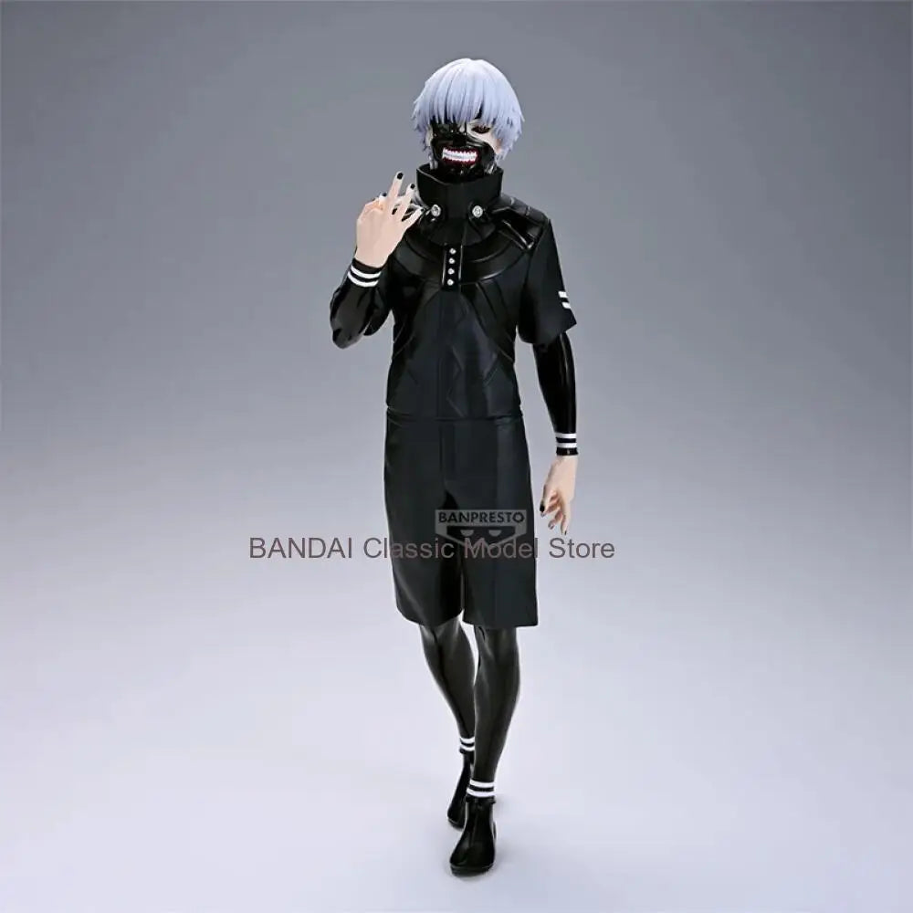 100% BANDAI Spirits Original Garage Kit Tokyo Ghoul Kaneki Ken Grandista Anime Cartoon Model Decoration Gifts Toys