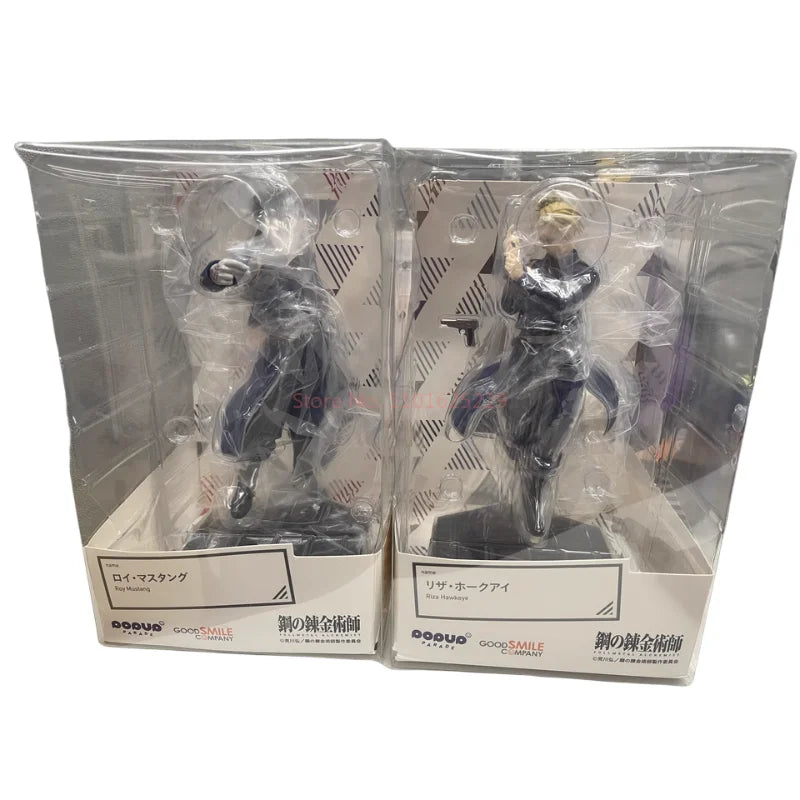 Genuine Fullmetal Alchemistfa  Roy Mustang Riza Hawkeye Statue Model Figurine Toy Gift