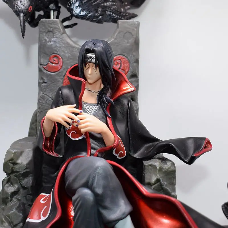 In Stock 35cm Anime Naruto Uchiha Itachi GK Figurines PVC Action Figure Desk Decor Statue Collection Model Kids Toys Doll Gifts
