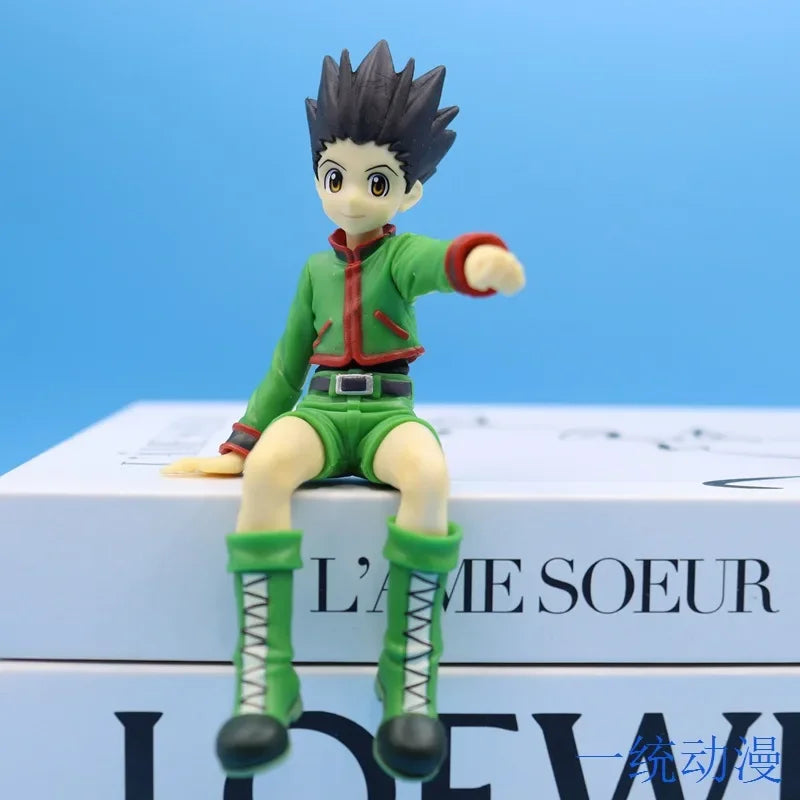 13cm Hunter x Hunter Gon Freecss Anime Figure Zoldyck Action Figure Figurine Model Car Ornaments Toys Gift