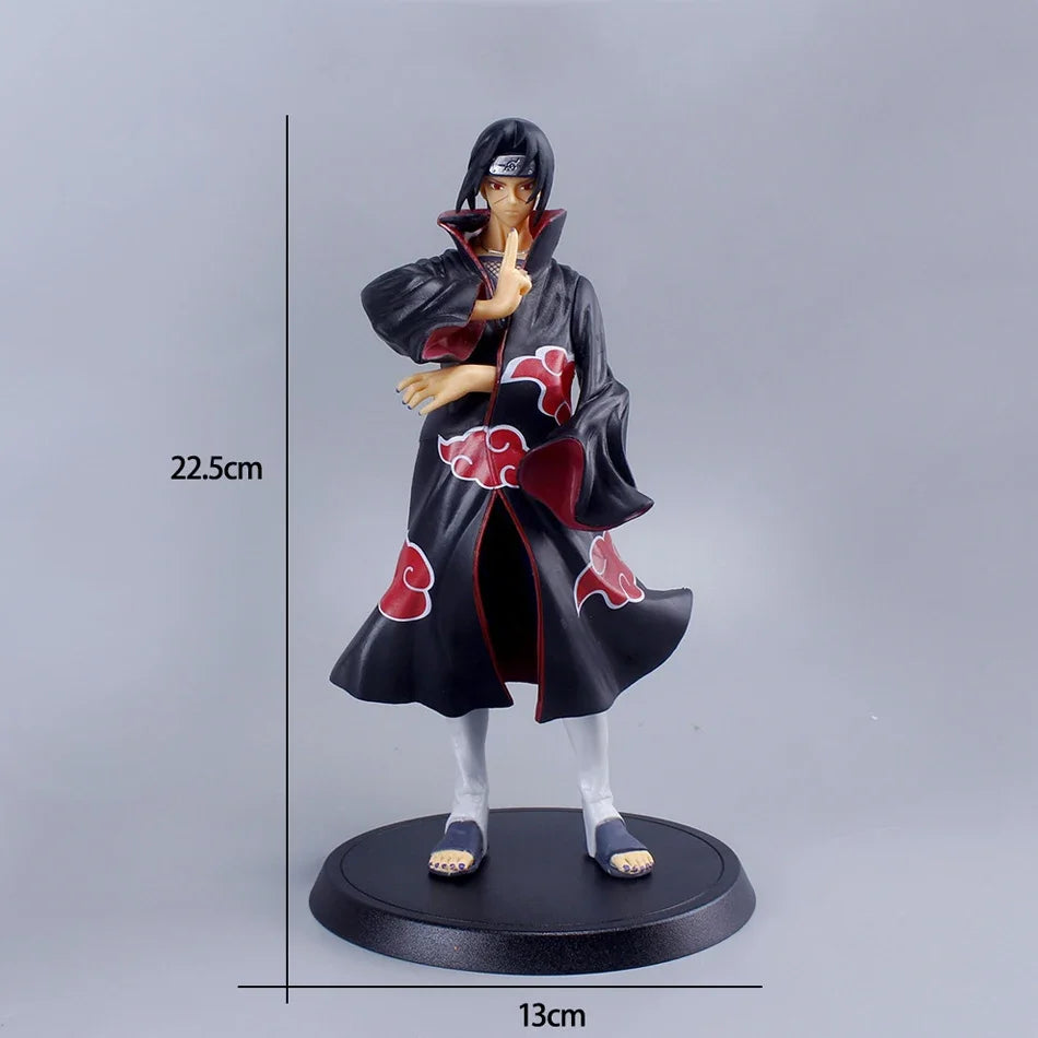Animated character Naruto Uchiha Itachi Sasuke Pain Kakashi Naruto Shippuden action character set model children's toy gift