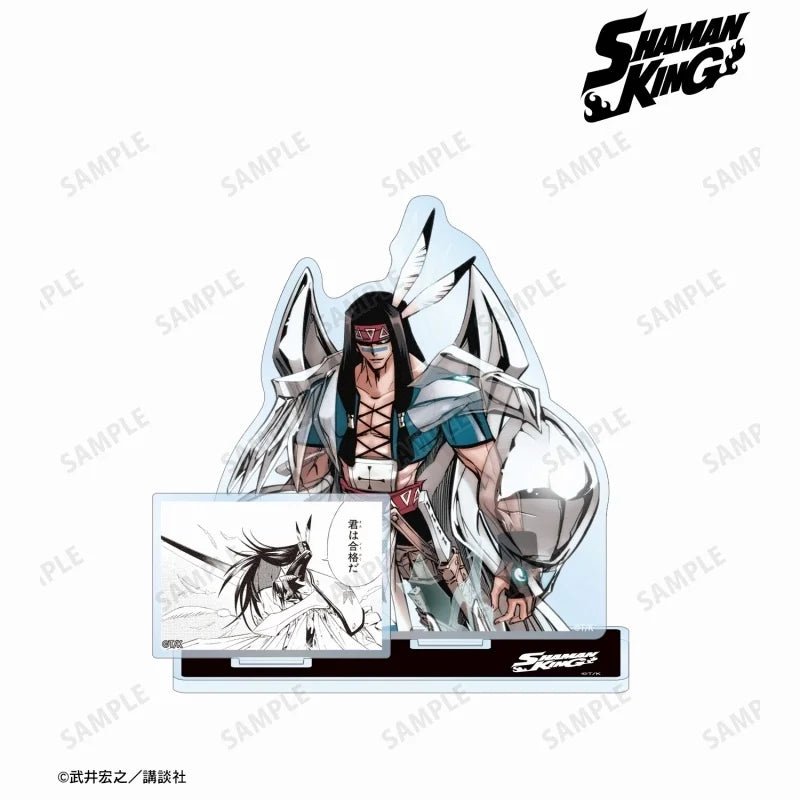 SHAMAN KING Standing wholesale Doll Cosplay Fans Gift 15CM HD Acrylic Stands Model Collect Toy Figure Anime