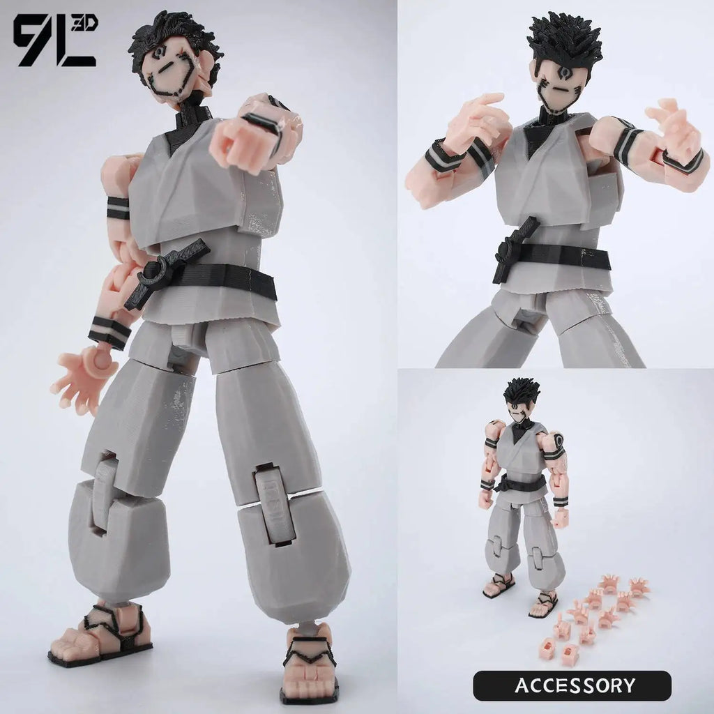 9L3D Lucky13 Gojo Sukuna Jujutsu Fushiguro Toji Gojo Satoru Action Figure Dummy13 T13 Multi-Jointed Collectible Toys Titan13