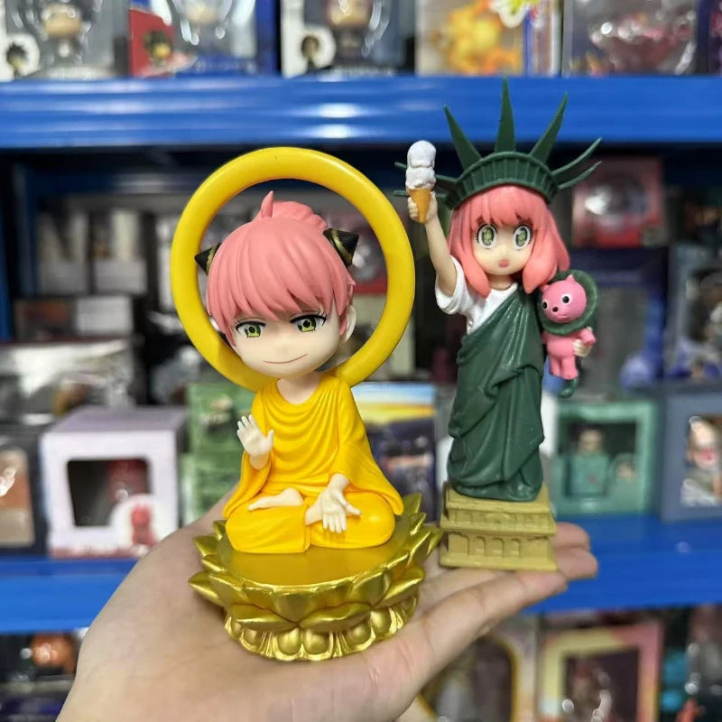 Anime Spy×family Figure Dolls Yor Forger Figurine Cute Anya Forger Figures Model PVC Collection Desktop Perimeter Toys Gifts