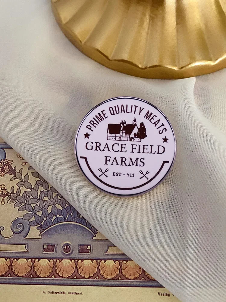 The Promised Neverland Enamel Pin Grace Field House Brooch Japanese Manga Anime Badge Jewelry