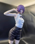 Reze Devil Pretty Girl Model Double Head Swap Chainsaw Man Anime Action Figures Ornament Statue Collectibles Doll Toy Gifts