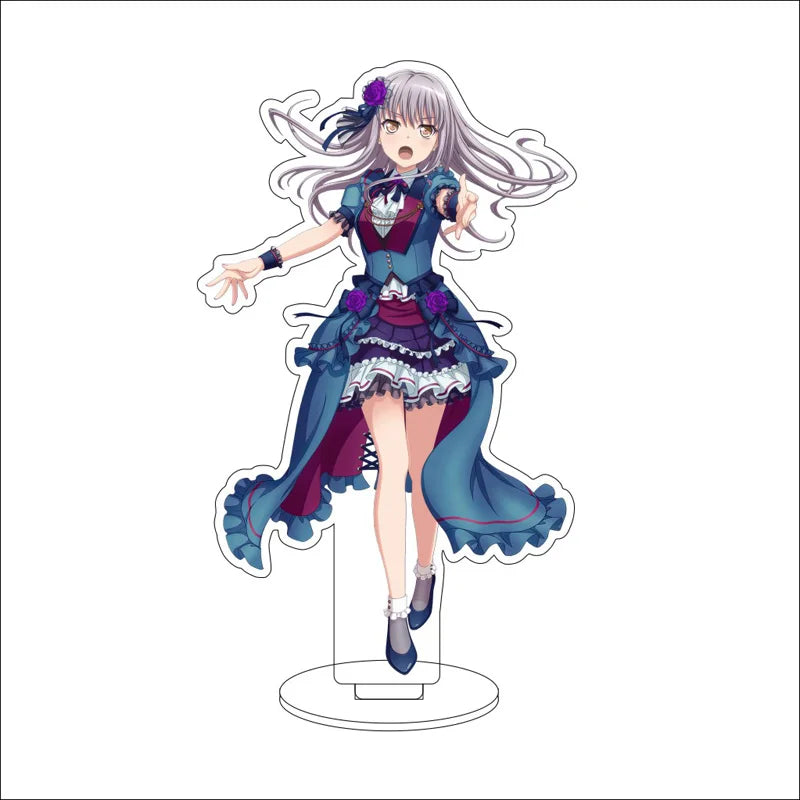 Anime BanG Dream! Acrylic Stand Ornaments Kasumi Toyama Ran Mitake Aya Maruyama Yukina Minato Figure Stand Halloween Gifts