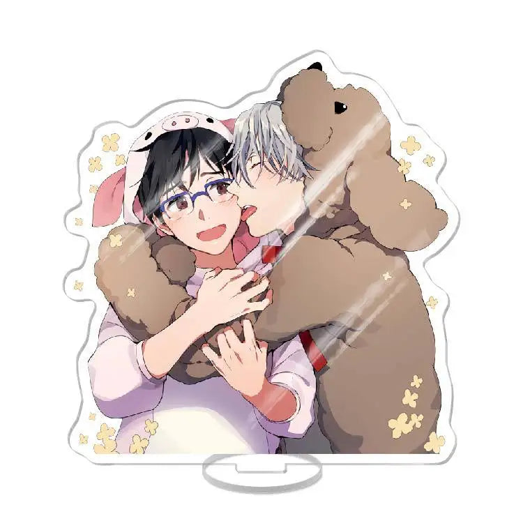 YURI!!! on ICE Anime Acrylic Stand Model Plate Decoration Desk Figure Display Friends Girls Gift Cartoon Peripheral Products