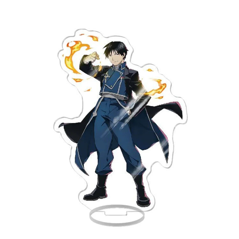 NEW Japan Anime Fullmetal Alchemist Acrylic Stand Model Figure Cosplay Plate Holder Topper Fans Christmas Desk Decor Plate Gift