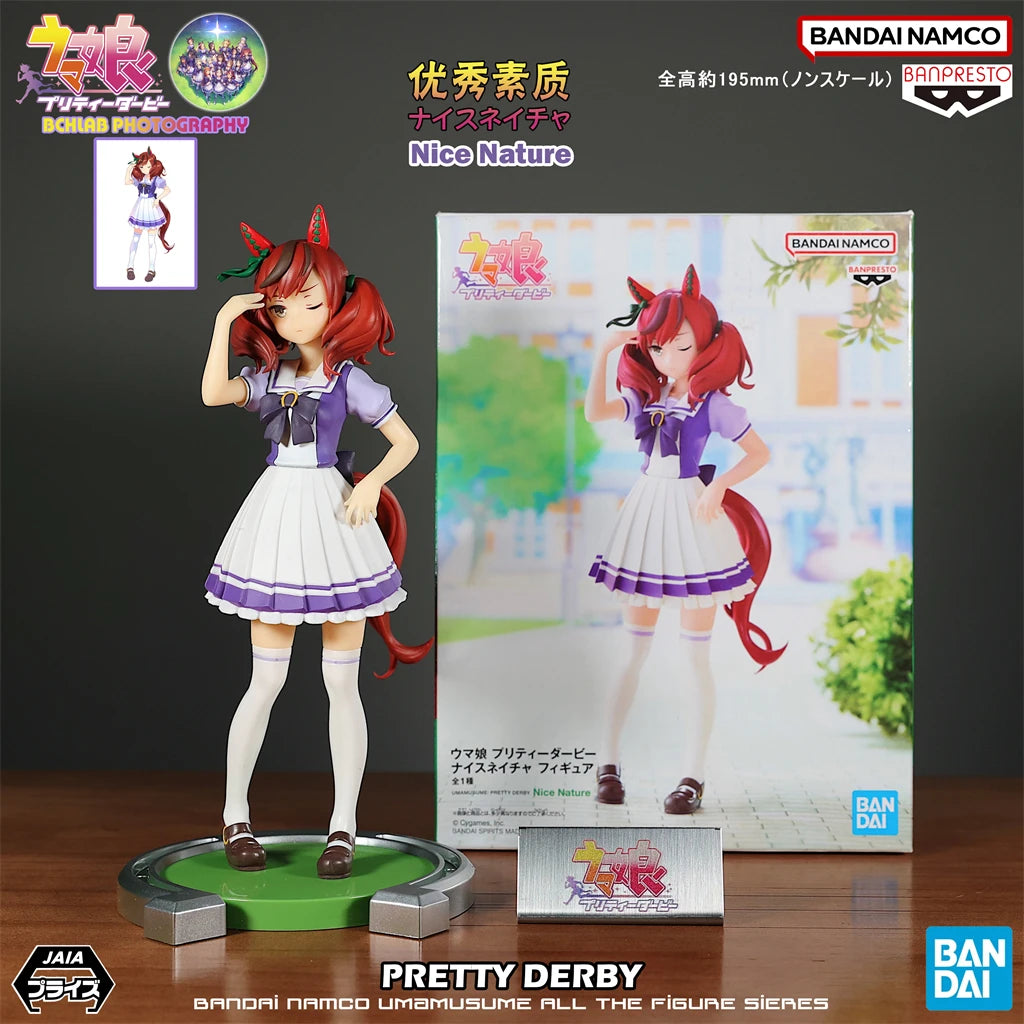 New in Stock Bandai Pretty Derby Special Week Daitaku Helios Silence Suzuka Oguri Cap Figurines Ornaments Anime Models Gifts