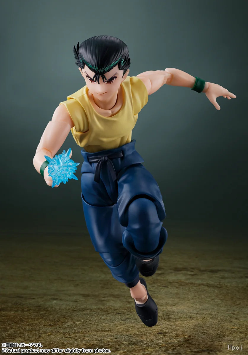 【Original】BANDAI SHF YuYu Hakusho Urameshi Yusuke Action Figures Model Toys