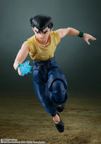 【Original】BANDAI SHF YuYu Hakusho Urameshi Yusuke Action Figures Model Toys