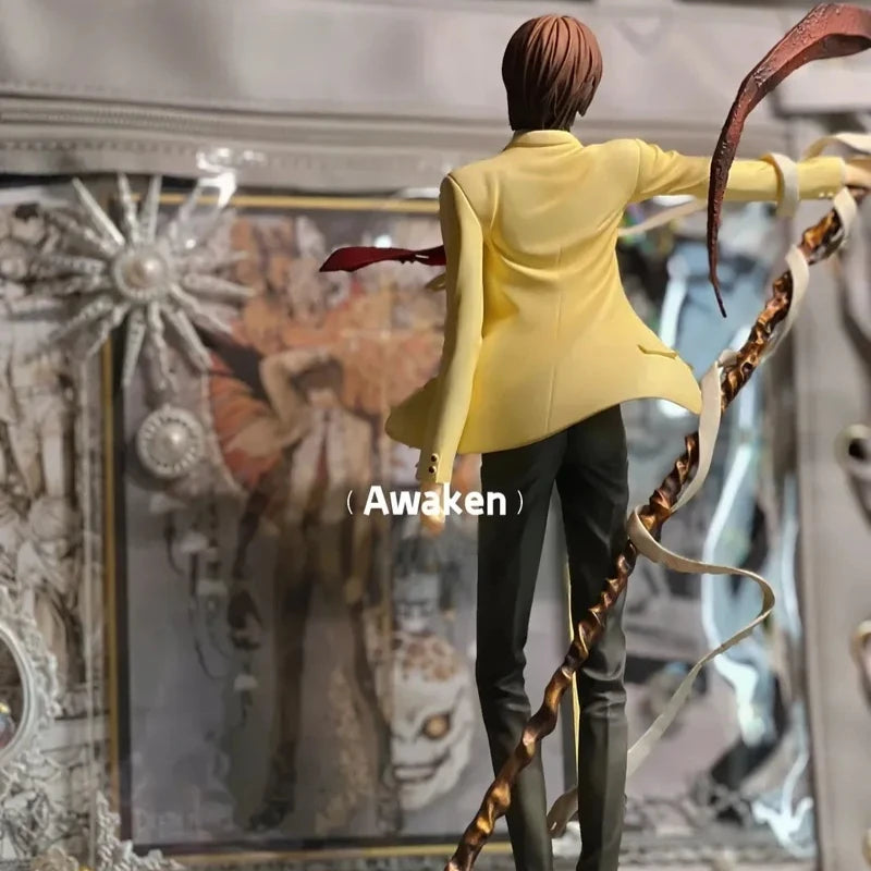 26cm Death Note Anime Yagami Light Action Figure Statue Figurines Desktop Ornament Decoration Pvc Collection Model Toy Boy Gifts