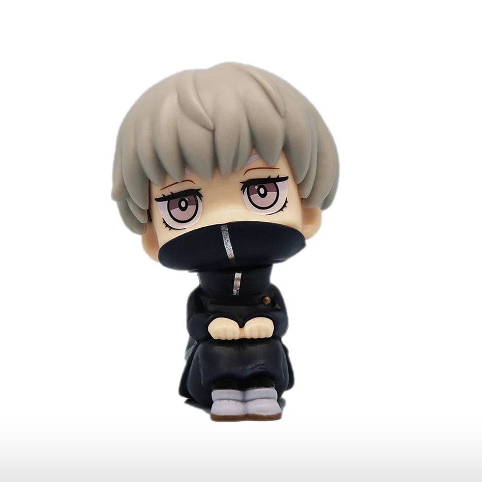 10cm Jujutsu Kaisen Mini Figures Satoru Gojo Figure Action Geto Suguru Figurine Q Version Anime Model PVC Collection Toys Statue