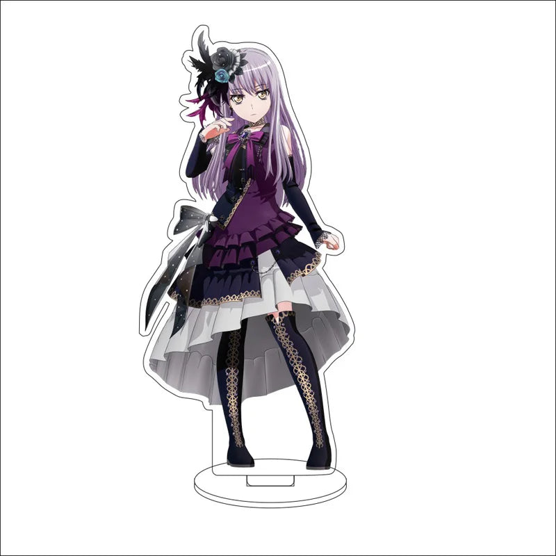 Anime BanG Dream! Acrylic Stand Ornaments Kasumi Toyama Ran Mitake Aya Maruyama Yukina Minato Figure Stand Halloween Gifts