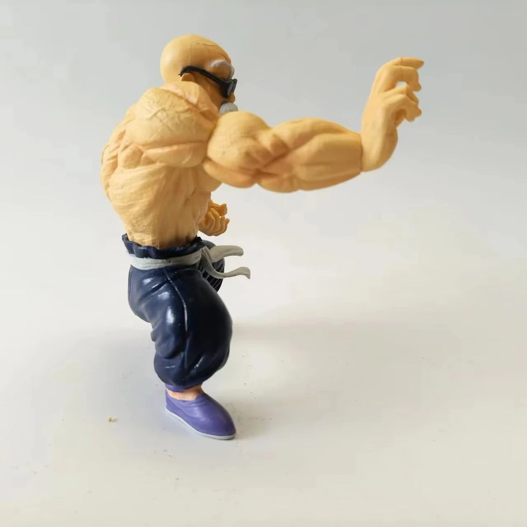 New Anime Dragon Ball Figure Master Roshi Action Figure Muscle Strengthening Form Toys Gifts PVC Model Collectible Ornament