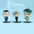 7-8CM 5Pcs/Set Anime JoJo Bizarre Adventure Q Version Action Figures PVC Model Toys Dolls Ornaments Collectible Gift
