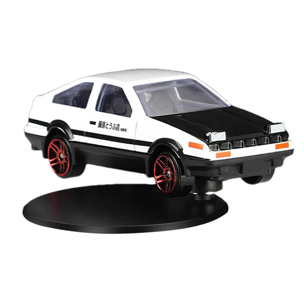 Initial D AE86 Alloy Car Interior Models Toys Automatically Drift Rotating Auto Dashboard Metal Ornaments Fujiwara Car