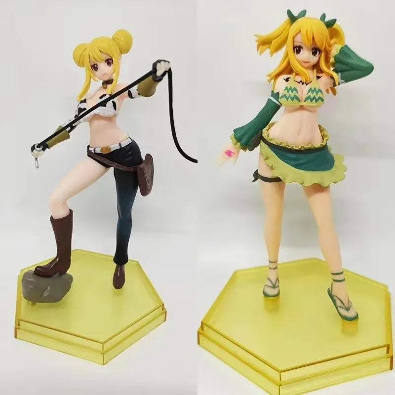 17cm Fairy Tail Lucy Heartfilia Virgo Form Anime Figure Pop Up Parade Lucy Action Figure Adult Collectible Model Gifts Toys