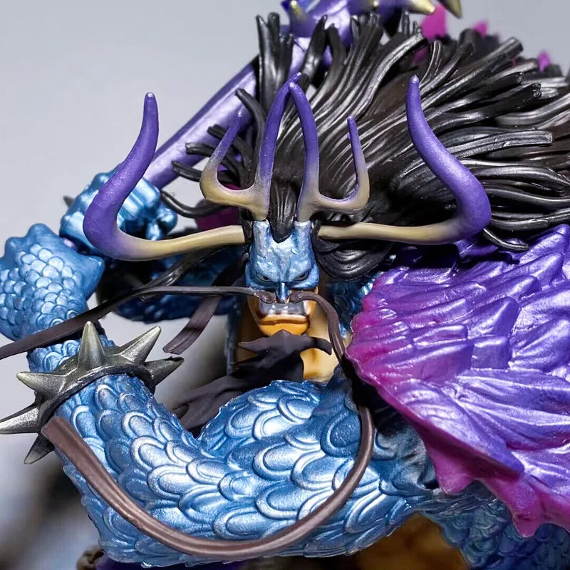 30cm One Piece Kaido Four Emperor Beasts Pirates Anime Figure Model Statue Boys Collection Desktop Decoration Ornament Toys Gift