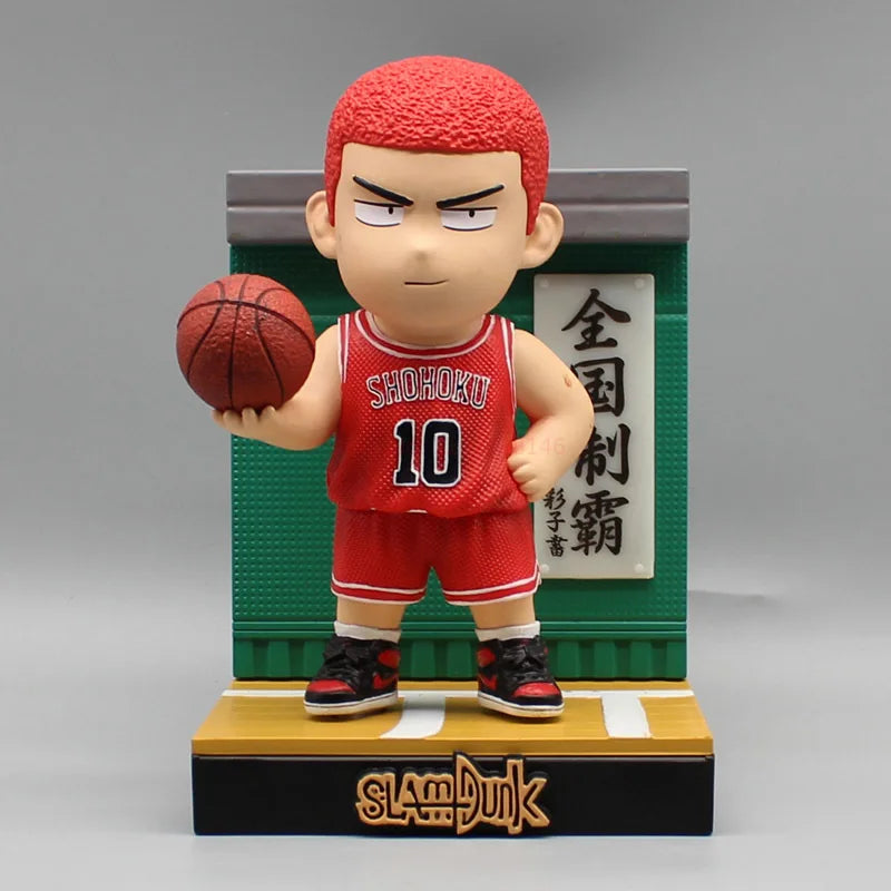 5pcs set Slam Dunk Anime FiguresSakuragi Hanamichi Rukawa Kaede Akagi Takenori Figurine PVC Statue Doll Figure Model Toys Gifts