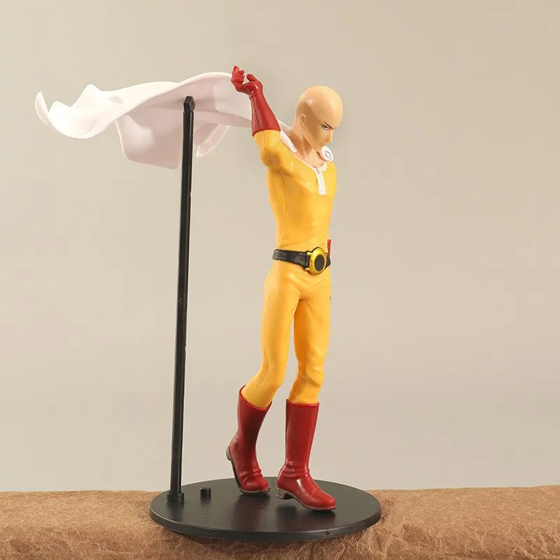 18CM Anime Figure ONE PUNCH-MAN Figure Bald Saitama Tatsumaki Standing Figure Model Toy Static Collection Desktop Ornaments PVC