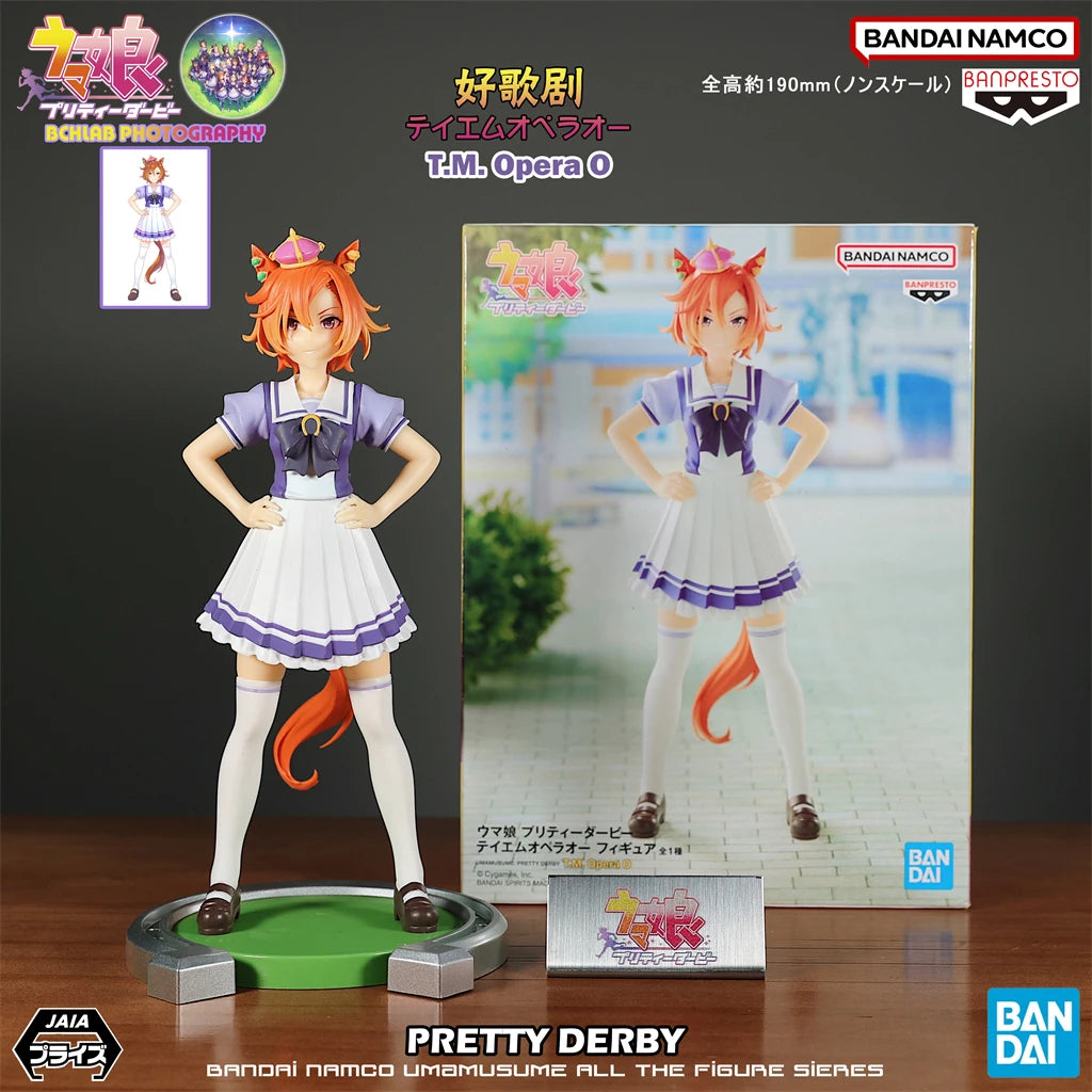 New in Stock Bandai Pretty Derby Special Week Daitaku Helios Silence Suzuka Oguri Cap Figurines Ornaments Anime Models Gifts