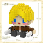 Attack on Titan Assembled Model Anime Eren Jaeger Action Figure DIY Ornaments Mikasa Ackerman Educational Toys Birthday Gifts