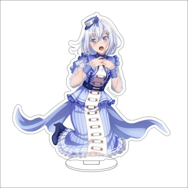 Anime BanG Dream! Acrylic Stand Ornaments Kasumi Toyama Ran Mitake Aya Maruyama Yukina Minato Figure Stand Halloween Gifts