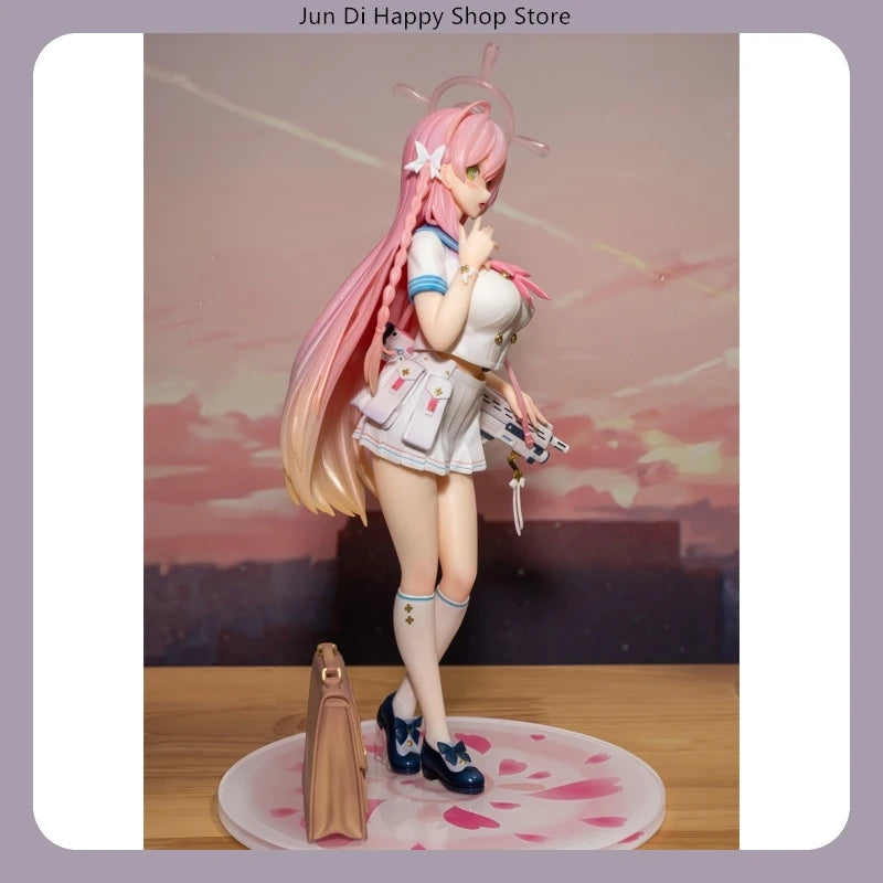 Blue Archive Urawa Hanako Casual Clothes 24cm Standing Pose Anime Figure Statue Desktop Decoration Gift