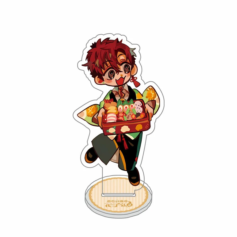 Anime Keychain Toilet-bound Hanako-kun Yugi Amane Yashiro Nene Minamoto Kou Acrylic Stand Model Figure Cosplay Plate Fans Gifts