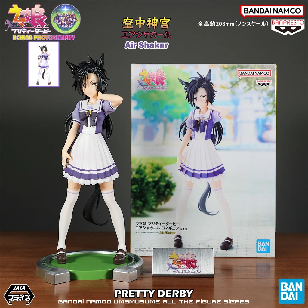 New in Stock Bandai Pretty Derby Special Week Daitaku Helios Silence Suzuka Oguri Cap Figurines Ornaments Anime Models Gifts