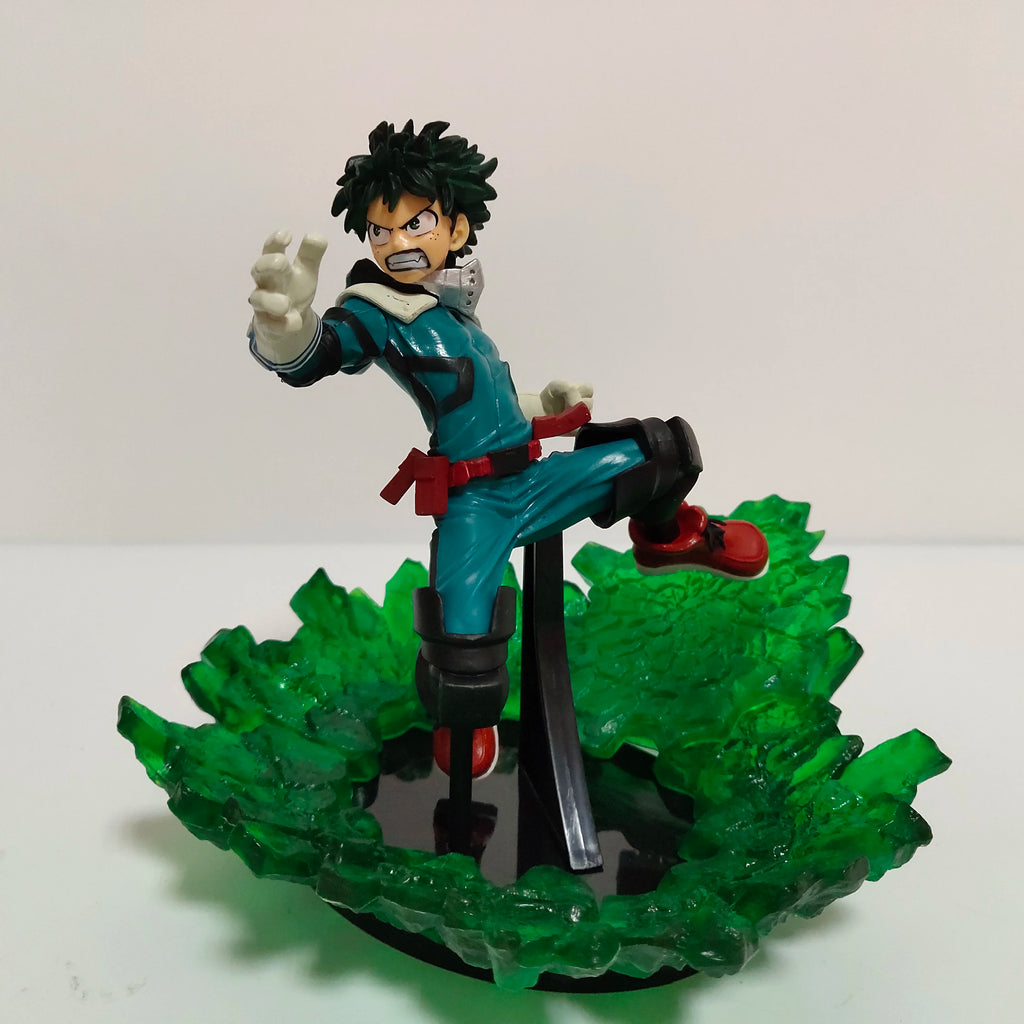Anime Figure My Hero Academia Midoriya Izuku Bakugou Katsuki DEKU Toy PVC Model Collection DIY Effection Led Light Action Figure