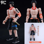 9L 3D Articulated Action Figure - Kaneki Ken From Tokyo Ghoul Lucky Dummy 13 Collectible One-Eyed Ghoul Ver Desktop Display Toys