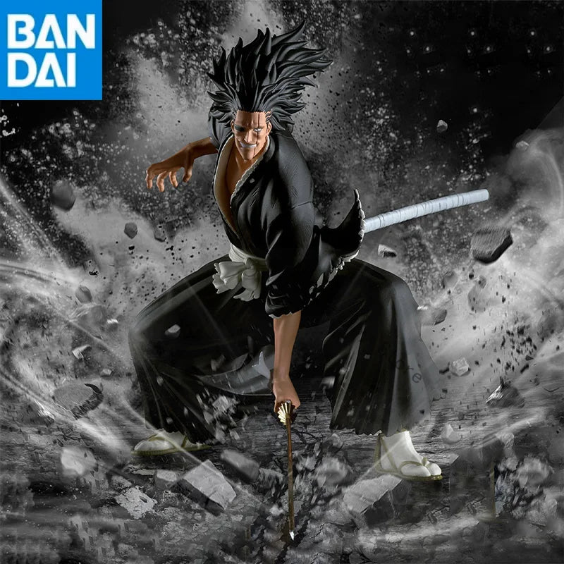 BANDAI NAMCO BANPRESTO in stock Original Genuine BLEACH VIBRATION STARS Zaraki Kenpachi Figure model PVC 13cm Desktop ornament