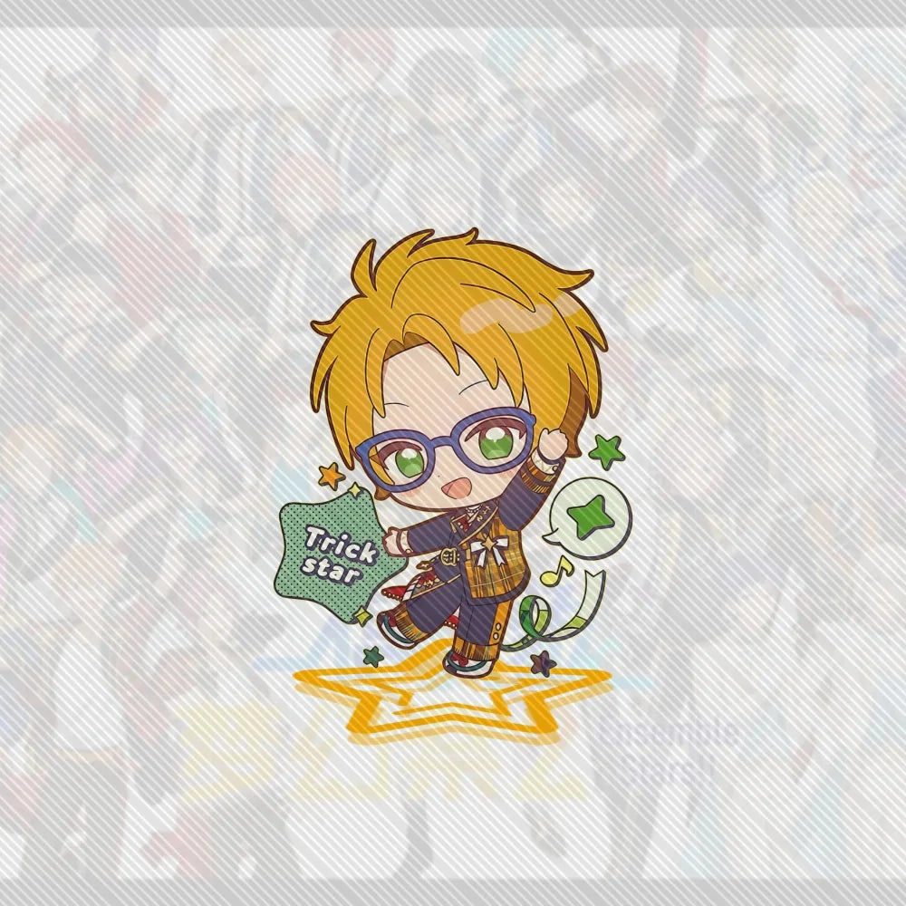 10CM game Ensemble Stars!! Acrylic Stand Model Desk Decor Cosplay Characters Ornament Accessories Good Christmas Gifts