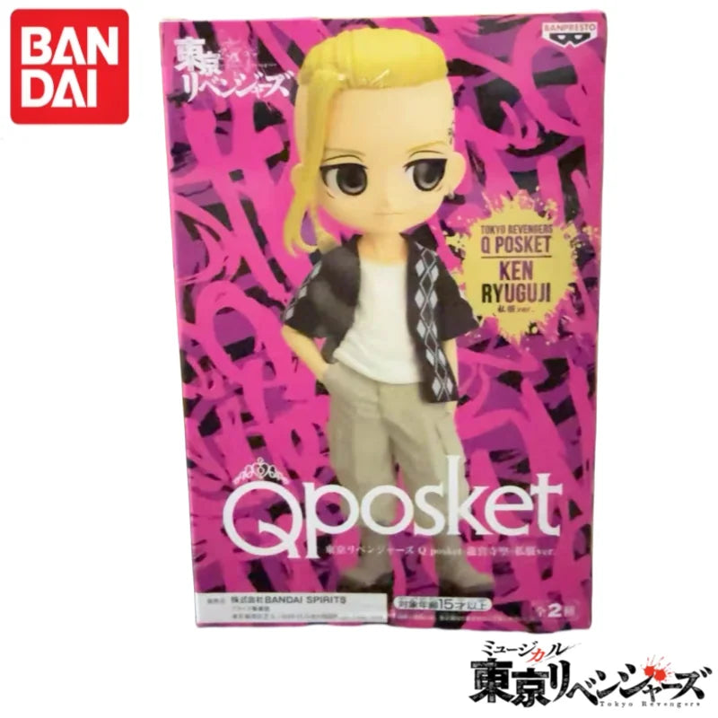 In Stock Original Bandai Banpresto Tokyo Revengers Qposket Draken Garage Kit Model 100% Genuin Ornaments Original Box