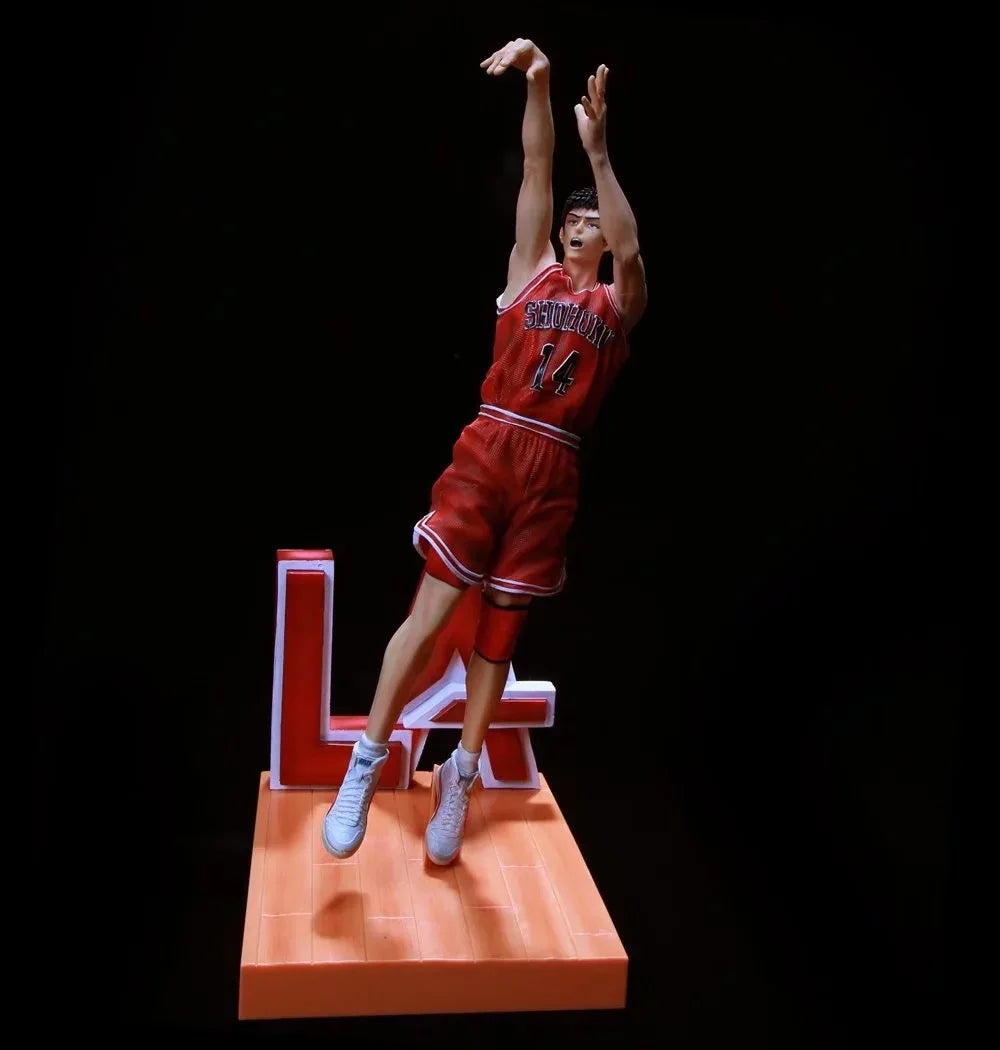 Slam Dunk Five Tigers Action Figures - Hand-Made Collectible Models Mitsui Hisashi Miyagi Ryota Zhenxiangshe Ornament Boxed Toy