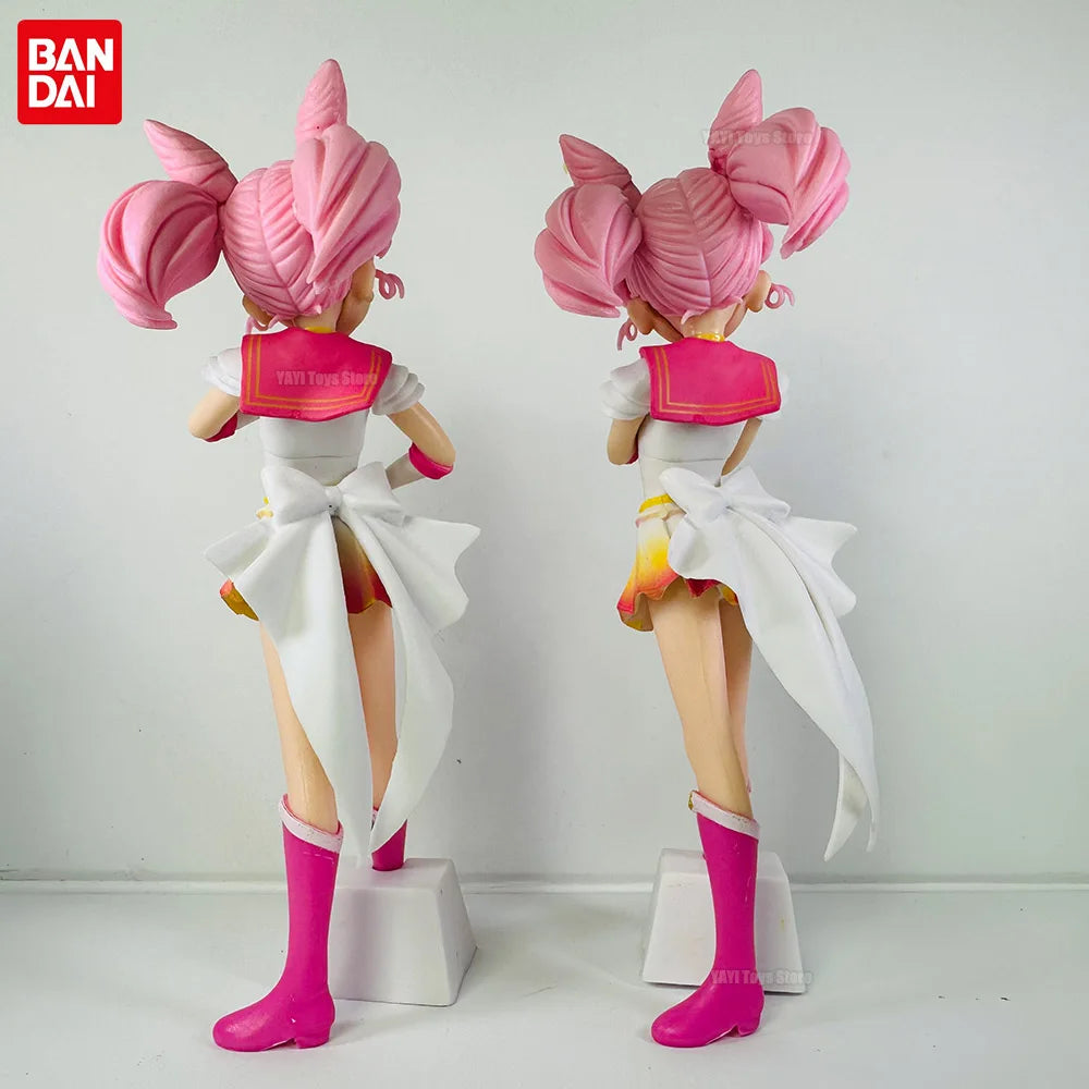 17cm Pretty Guardian Sailor Moon Cosmos Anime Figure The Movie Glitter Glamours Super Sailor Chibi Moon Action Figurine Toy Gift