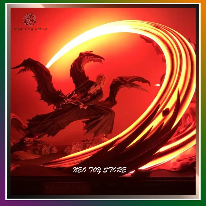 Getsuga Tensho Ichigo Special Effect Luminate Gk Statue Bleach Figure Ichigo Kurosaki Figure Figure Model Collection Toy Gift
