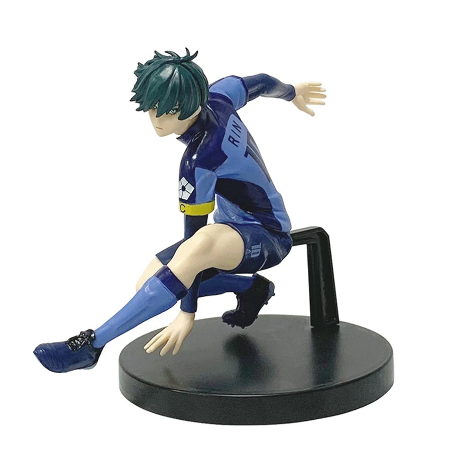 13cm Blue Lock Anime Figure Blue Football Uniform Nagi Seishirou Action Figure Itoshi Rin Figurine PVC Collection Model Doll Toy