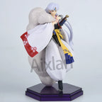 Aixlan 20cm Inuyasha Anime Figure Sesshoumaru PVC Action Figure Higurashi Kagome Figurine Collectible Model Toys Kid Gift