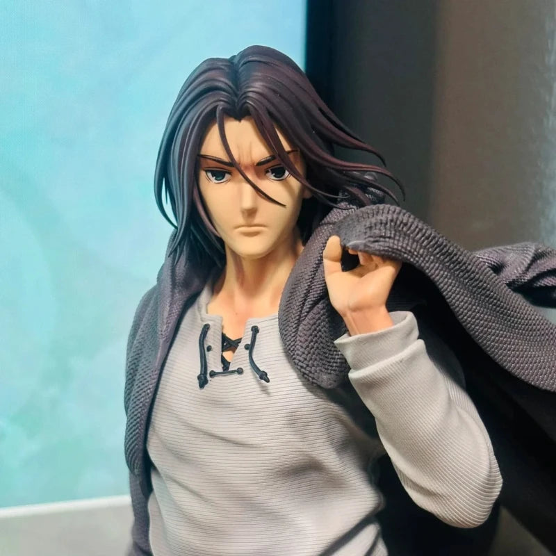 30cm Attack On Titan Max Power Eren Jaeger Gk Figure Model Kit Anime Peripheral Double-Headed Toy Collectible Ornament Boy Gift