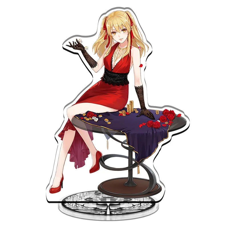 Anime Kakegurui Acrylic Stand figure Mary Saotome/Yumeko Jabami/Manga Inoshishi Stand Plate Cosplay Prop Decor Cartoons Gifts