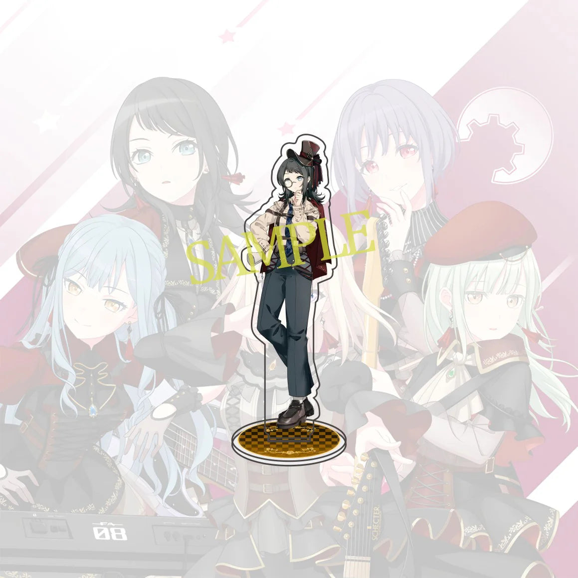 BanG Dream! Ave Mujica 15cm Acrylic Character Mutsumi Nyamu Sakiko Uika Umiri Standing Model Desktop Decoration Fan Gift