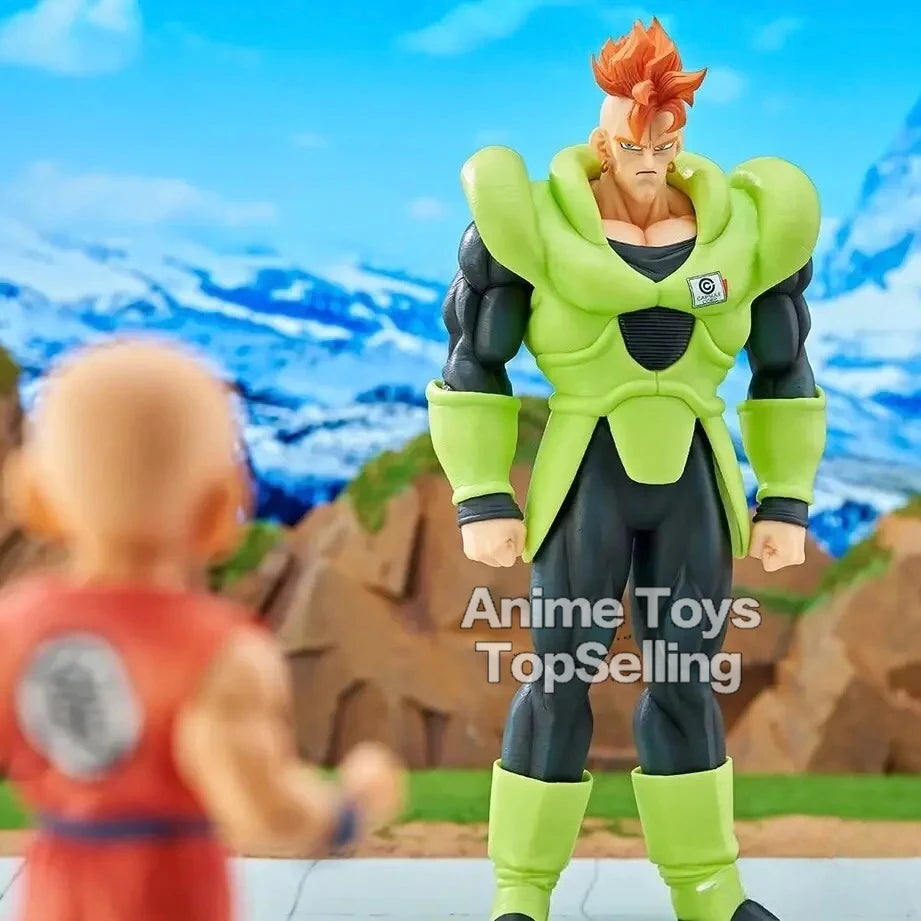 29cm/11.42in Anime Dragon Ball Z ANDROID 16 Figure Action Figures PVC Statue Collection Model Toys Gifts