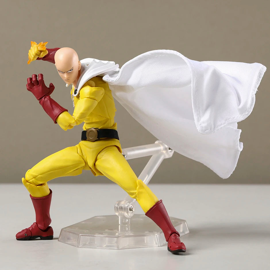 Kaiyodo Revoltech Saitama 1/12 Anime Action Figure Decoration Model Doll Toy Gift