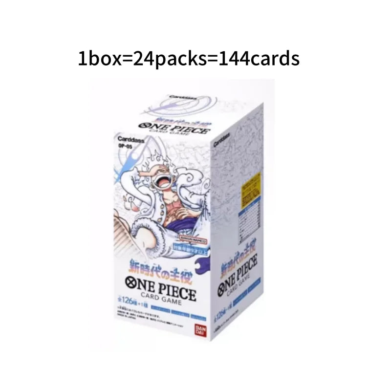 100%Original Anime Booster Box One Piece Card Op04 Op05 Op06 Japanese Version Awakening Of The New Era Tcg Collection Card Gift